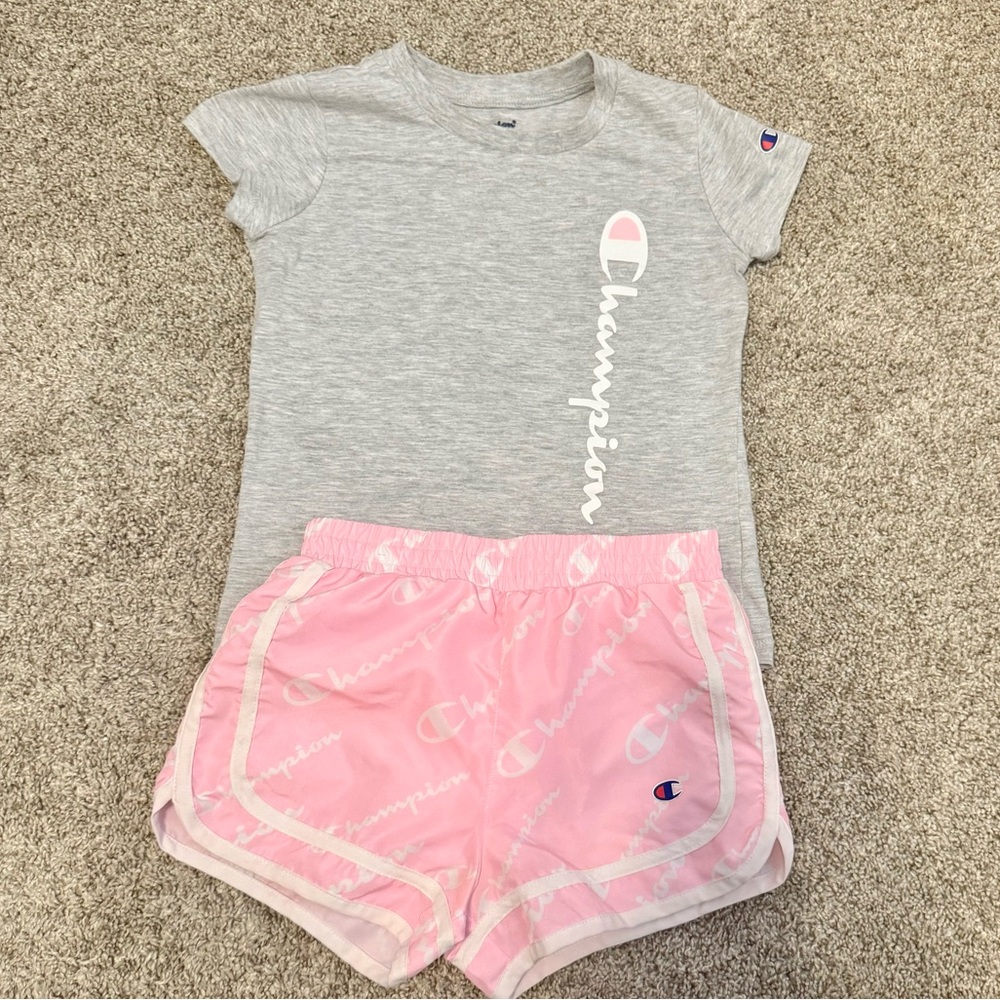 Girls Champion shorts set size 6